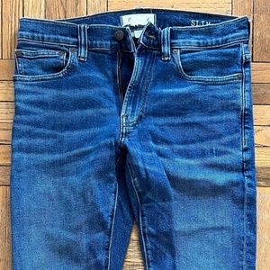 Men's Madewell Medium Wash Slim Jeans 30x30 Great Condition No Flaws